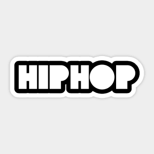 hiphop bold logo Sticker